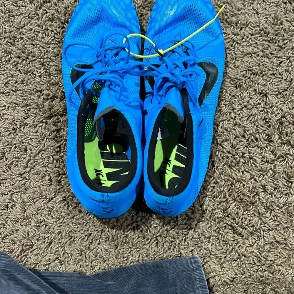 Nike XC Track train Blue Athletic Shoes with Lightweight Design and Rubber Sole